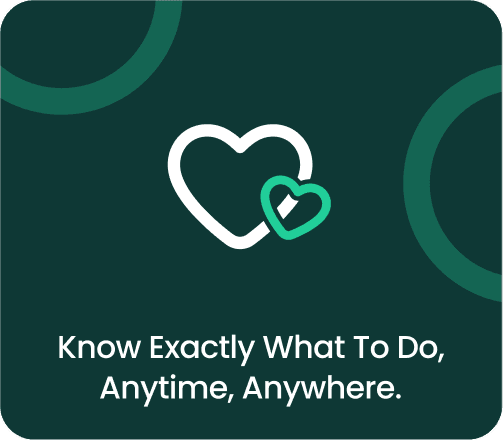 Know exactly what to do, anytime, anywhere.
